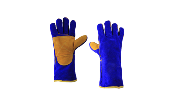 Краги спилковые WELD WINTER BLUE WELDER (арт. A0410-M)